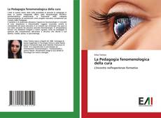 Buchcover von La Pedagogia fenomenologica della cura