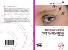 Buchcover von Fragile X Syndrome