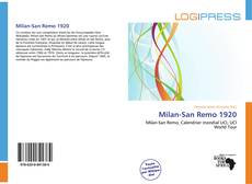 Bookcover of Milan-San Remo 1920
