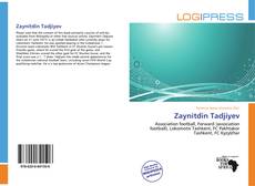 Zaynitdin Tadjiyev kitap kapağı