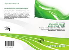 Bookcover of Ukrainian Social Democratic Party