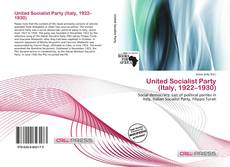 United Socialist Party (Italy, 1922–1930) kitap kapağı