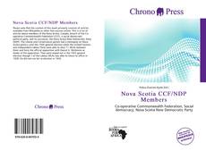 Bookcover of Nova Scotia CCF/NDP Members