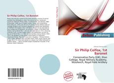 Bookcover of Sir Philip Colfox, 1st Baronet