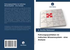 Обложка Führungsqualitäten im indischen Wissenssystem - eine Analyse