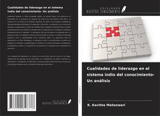 Capa do livro de Cualidades de liderazgo en el sistema indio del conocimiento- Un análisis 