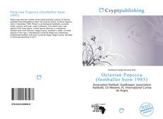 Bookcover of Octavian Popescu (footballer born 1985)