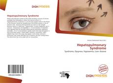 Bookcover of Hepatopulmonary Syndrome