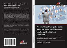 Buchcover von Prospettive strategiche sulla gestione delle risorse umane e sulla contrattazione collettiva