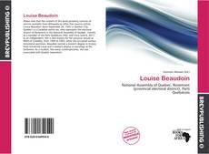 Обложка Louise Beaudoin