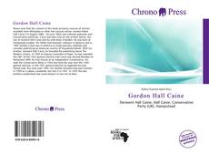 Buchcover von Gordon Hall Caine