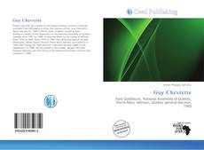 Portada del libro de Guy Chevrette