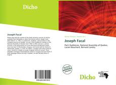 Bookcover of Joseph Facal