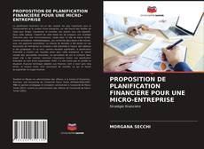 PROPOSITION DE PLANIFICATION FINANCIÈRE POUR UNE MICRO-ENTREPRISE的封面