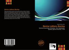 Bookcover of Denise Leblanc-Bantey