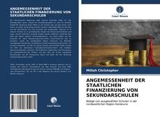 Portada del libro de ANGEMESSENHEIT DER STAATLICHEN FINANZIERUNG VON SEKUNDARSCHULEN