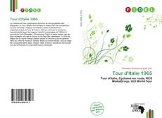 Capa do livro de Tour d'Italie 1965 