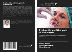 Bookcover of Evaluación estética para la rinoplastia