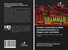 Buchcover von Analisi contrastiva della causativizzazione in lingue non correlate