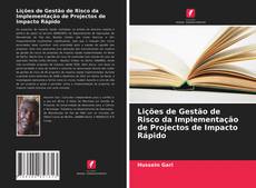 Buchcover von Lições de Gestão de Risco da Implementação de Projectos de Impacto Rápido