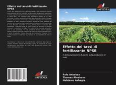 Обложка Effetto dei tassi di fertilizzante NPSB