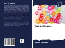Jeux de langues kitap kapağı