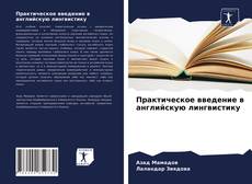 Buchcover von Практическое введение в английскую лингвистику