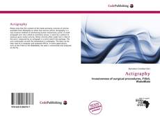 Capa do livro de Actigraphy 