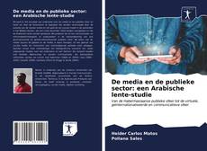 Copertina di De media en de publieke sector: een Arabische lente-studie