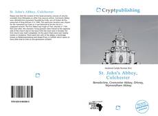 Bookcover of St. John's Abbey, Colchester