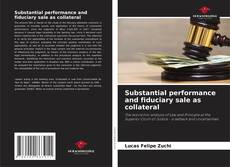 Capa do livro de Substantial performance and fiduciary sale as collateral 