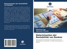Capa do livro de Determinanten der Rentabilität von Banken 