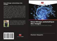 Buchcover von Sous-titrage automatique des images