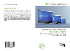 Buchcover von Henry Lee (Actor)