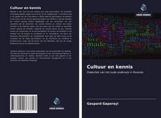 Cultuur en kennis kitap kapağı