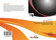 Bookcover of Ria Beckers