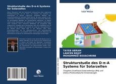 Buchcover von Strukturstudie des D-π-A Systems für Solarzellen