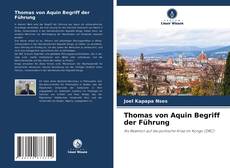 Capa do livro de Thomas von Aquin Begriff der Führung 