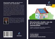 Buchcover von Structurele studie van de D-π-A-systemen voor zonnecellen