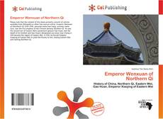 Portada del libro de Emperor Wenxuan of Northern Qi