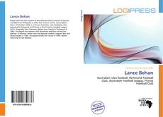 Обложка Lance Behan