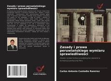 Buchcover von Zasady i prawa peruwiańskiego wymiaru sprawiedliwości