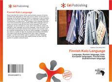 Portada del libro de Finnish Kalo Language