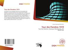 Bookcover of Tour des Flandres 1919