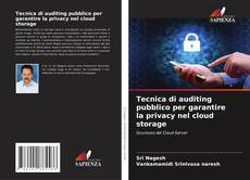 Tecnica di auditing pubblico per garantire la privacy nel cloud storage的封面