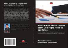 Rama Rajya décrit comme étant une règle juste et équitable kitap kapağı