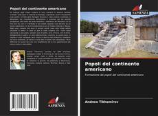 Bookcover of Popoli del continente americano