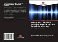 Buchcover von Coefficient balistique dans les formulations sur la traînée aérienne