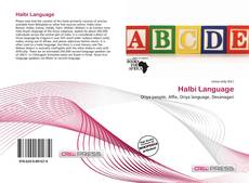 Capa do livro de Halbi Language 