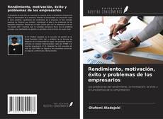 Bookcover of Rendimiento, motivación, éxito y problemas de los empresarios